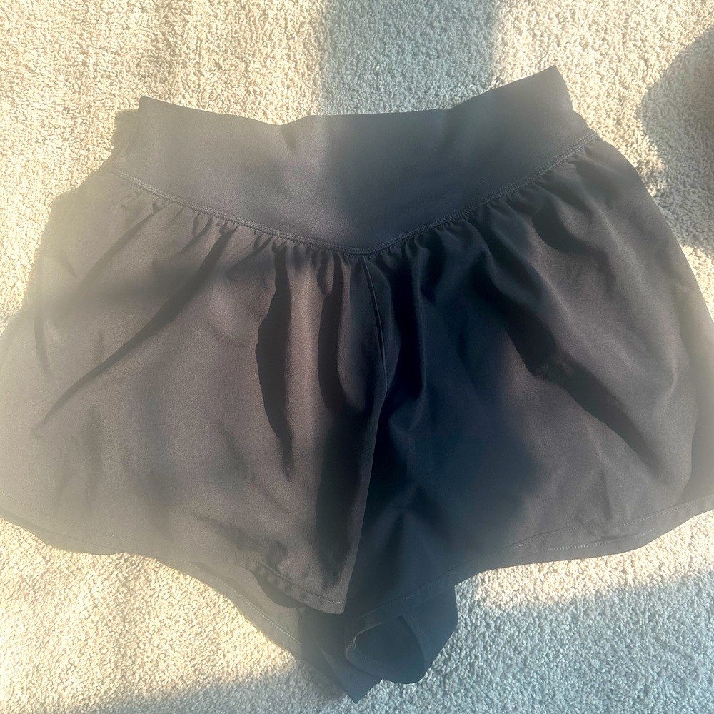 Black aerie offline athletic shorts. size small